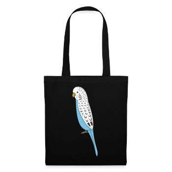 budgerigar - Tote Bag - black - Front