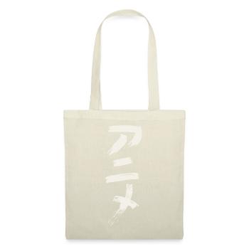 Anime - En japonais - Sac en tissu - nature - Devant