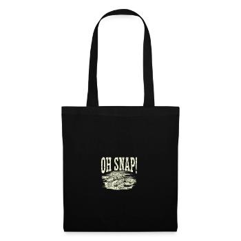 Chasseur d’alligator, Citation de crocodile Oh Snap, Gator - Sac en tissu - noir - Devant