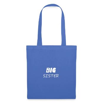 big sister - Sac en tissu - bleu pâle - Devant