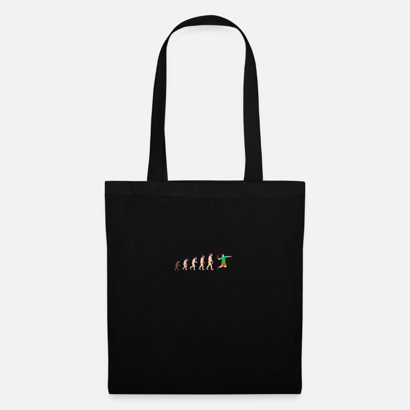 Joueur de handball Evolution Idée cadeau drôle - Sac en tissu - noir
