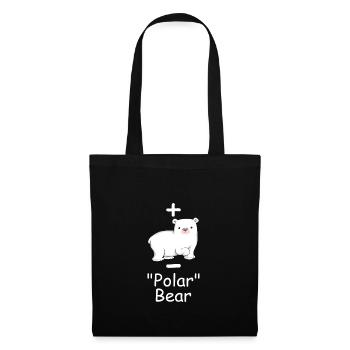 Science Humor Shirt "Polar" Bear Science - Tote Bag - black - Front