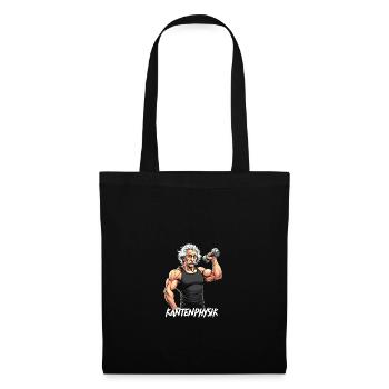 Fitness T-Shirt - Bodybuilding & Training - Stoffbeutel - Schwarz - Vorne