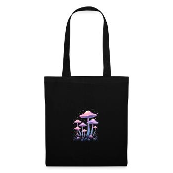 Magic Mushrooms Design - Mystic Forest - Tote Bag - black - Front