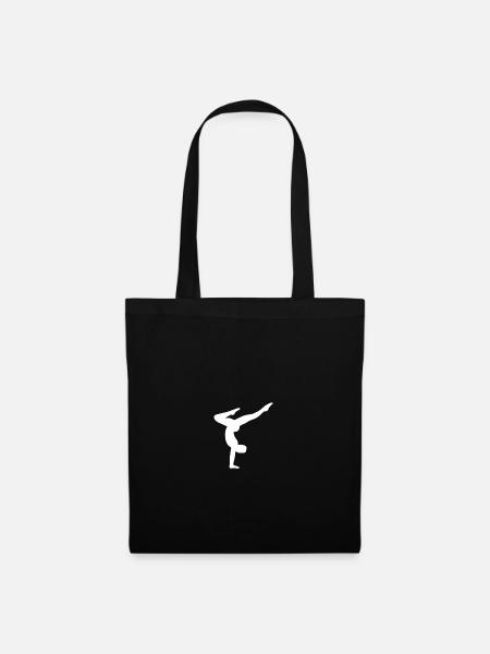 GYMNASTICS TUMBLER : handstand - Stoffbeutel - Schwarz