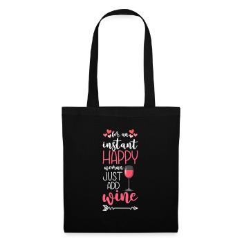 Happy holiday - Tote Bag - black - Front