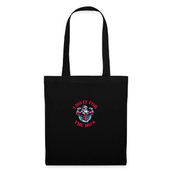 I Do It For The Ho's Funny Adult Joke Christmas - Tote Bag - black - Front