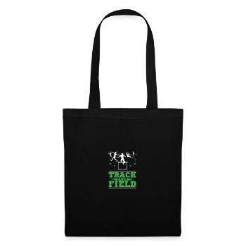 Track and field running track and field runner - Tote Bag - black - Front