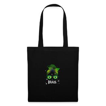 Brésil - Sac en tissu - noir - Devant