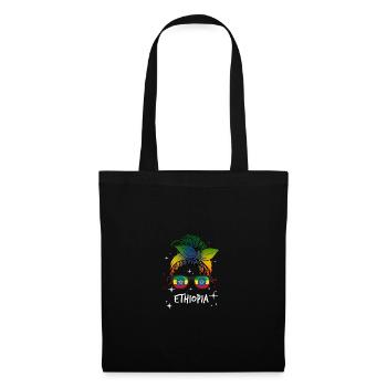 Éthiopie - Sac en tissu - noir - Devant