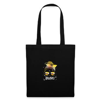 Brunei - Sac en tissu - noir - Devant