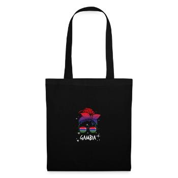 Gambie - Sac en tissu - noir - Devant