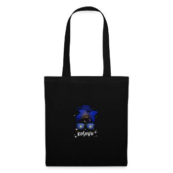 Kosovo - Sac en tissu - noir - Devant