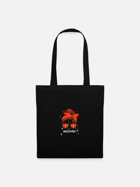 Macédoine - Sac en tissu - noir