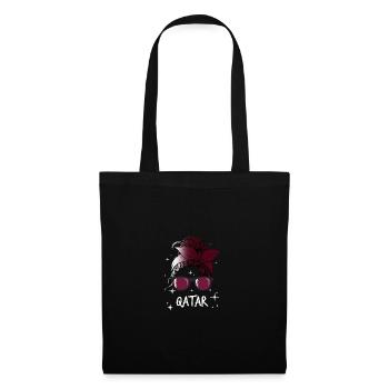 Qatar - Sac en tissu - noir - Devant