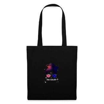 Nouvelle-Zélande - Sac en tissu - noir - Devant