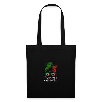 Saint Kitts and Nevis - Tote Bag - black - Front