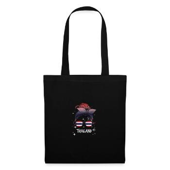 Thaïlande - Sac en tissu - noir - Devant
