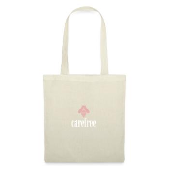Abeille rose sans soucis Soyez insouciants - Sac en tissu - nature - Devant
