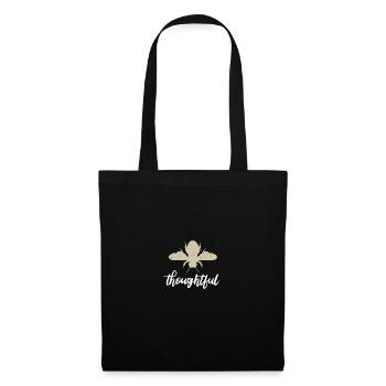 Beige Bee Thoughtful Biene Be Thoughtful - Tote Bag - black - Front