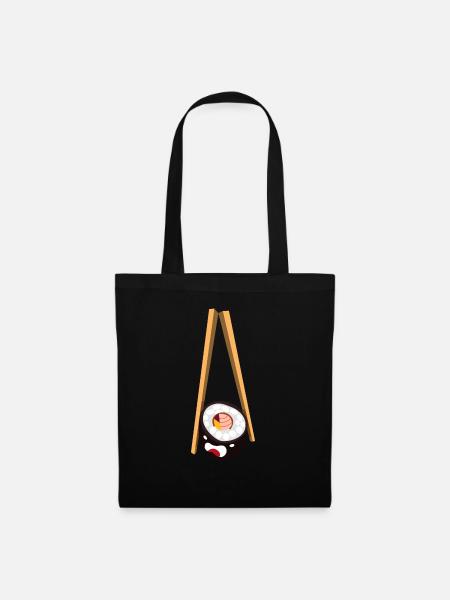 sushi - Stoffbeutel - Schwarz