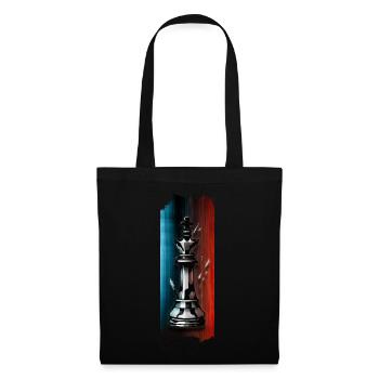 Regal Strategist: King Chess Piece - Tote Bag - black - Front