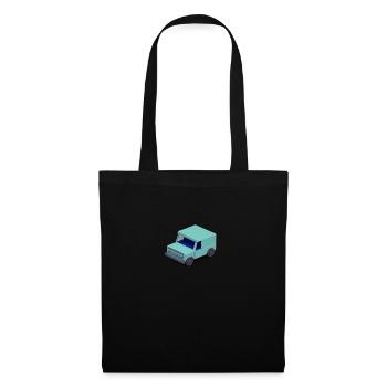 Truck LKW Pick-up Lastkraftwagen Transporter - Tote Bag - black - Front