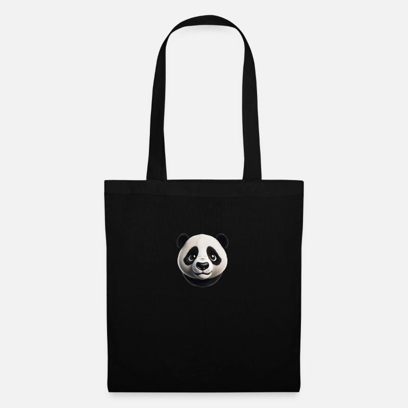 Cute Panda - Tote Bag - black