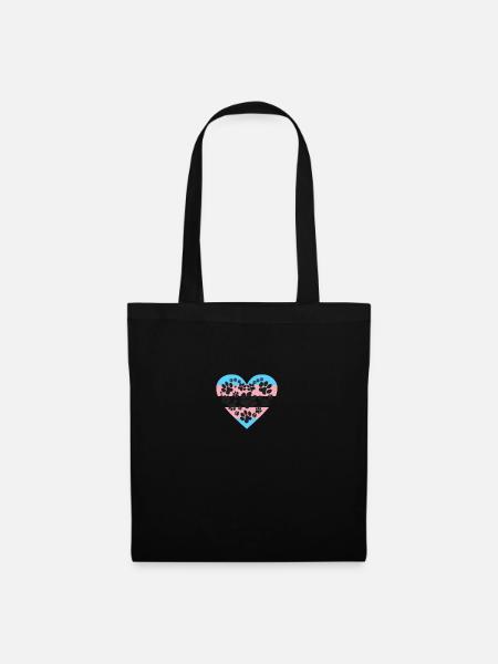 trans puppy pride - Tote Bag - black