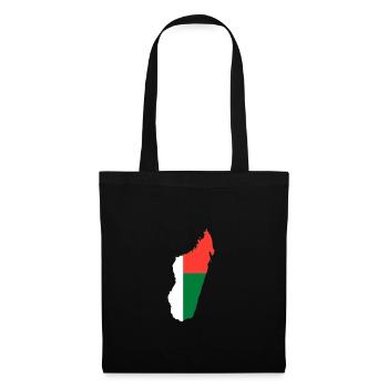 Madagascar map flag flag - Tote Bag - black - Front