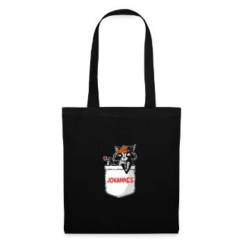 Raccoon Johannes - Tote Bag - black - Front