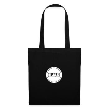 Prénom Ilias - Sac en tissu - noir - Devant