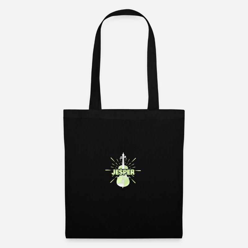 Jesper comme instrument à cordes - Sac en tissu - noir
