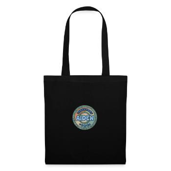 Geschenk für Aiden - Stoffbeutel - Schwarz - Vorne