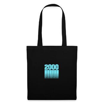 2000 - Stoffbeutel - Schwarz - Vorne