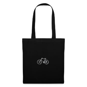 Fahrrad - Stoffbeutel - Schwarz - Vorne