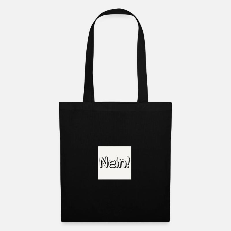 Playful No lettering for creative designs - Tote Bag - black