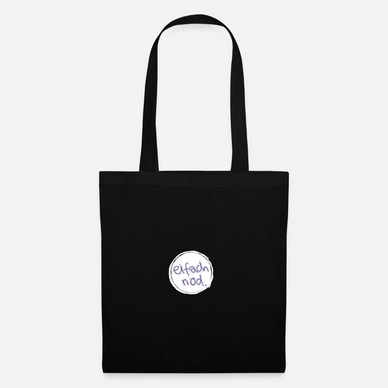 Eifach nöd. - Sac en tissu - noir