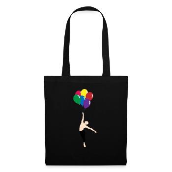 Balloon - Sac en tissu - noir - Devant
