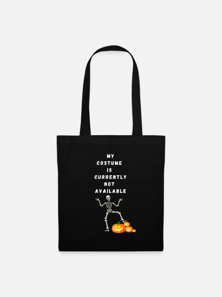 Skelett - My Costume is currently not available - Stoffbeutel - Schwarz