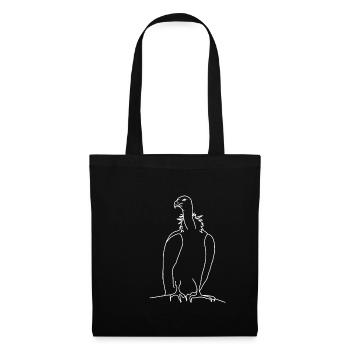 Vautours - Sac en tissu - noir - Devant