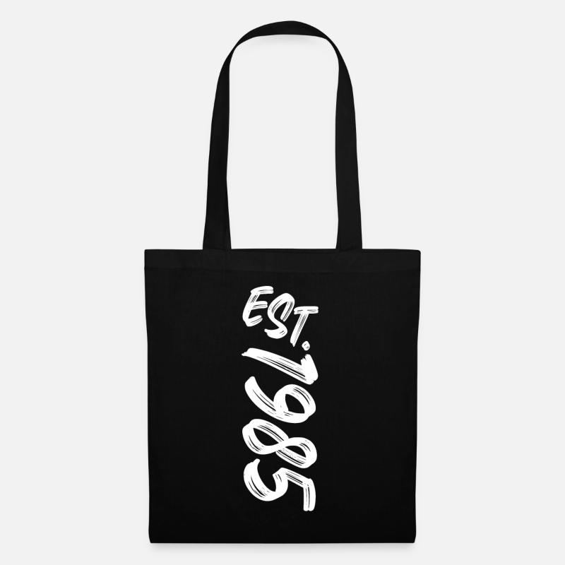 Est. 1985 - Established 1985 - Geburtstag Geschenk - Stoffbeutel - Schwarz