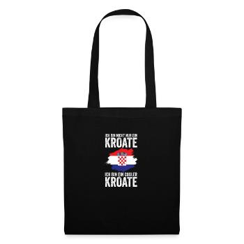 Croat Croatian Croatia - Tote Bag - black - Front