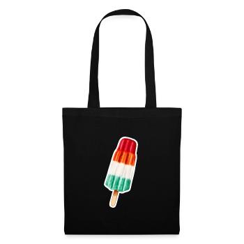 POPSICLES DANS UN LOOK RÉTRO COLORÉ - Sac en tissu - noir - Devant