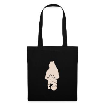 Baie surfer - Sac en tissu - noir - Devant
