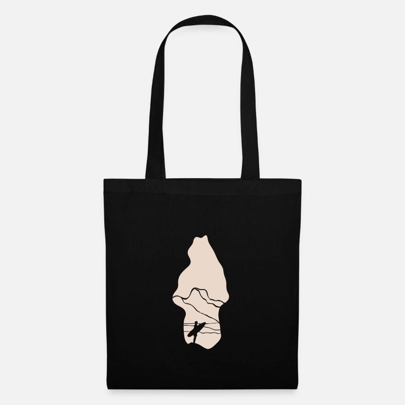Surfer Bay - Tote Bag - black