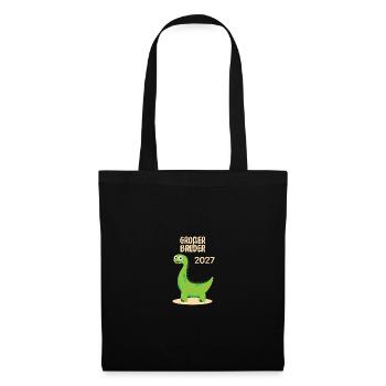 Big Brother Dinosaur 2027 – Cool Dino Motif - Tote Bag - black - Front