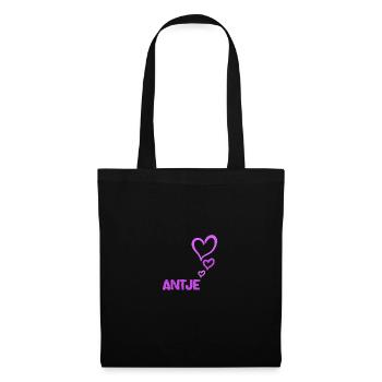First name Antje - Tote Bag - black - Front