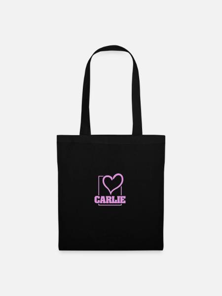 Bachelorette Carlie - Stoffbeutel - Schwarz