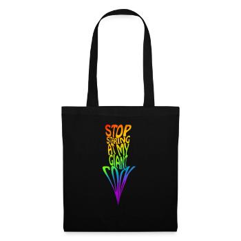 Giant Cock PRIDE - Tote Bag - black - Front